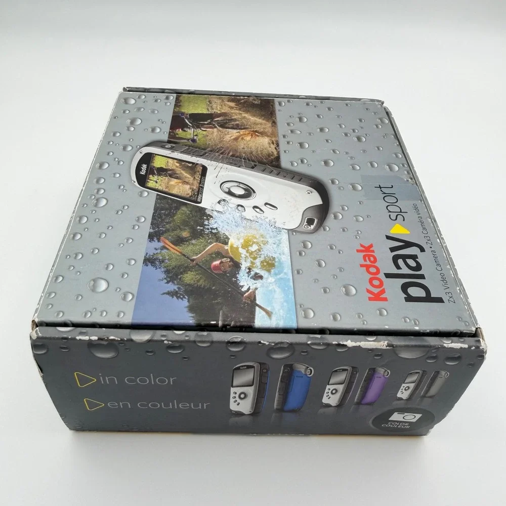 Kodak PlaySport Video Camera Waterproof HD 1080p Pocket Camcorder Zx3 SD Card